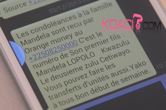 Côte dÂ’Ivoire : Les brouteurs exploitent la mort de Nelson Mandela 